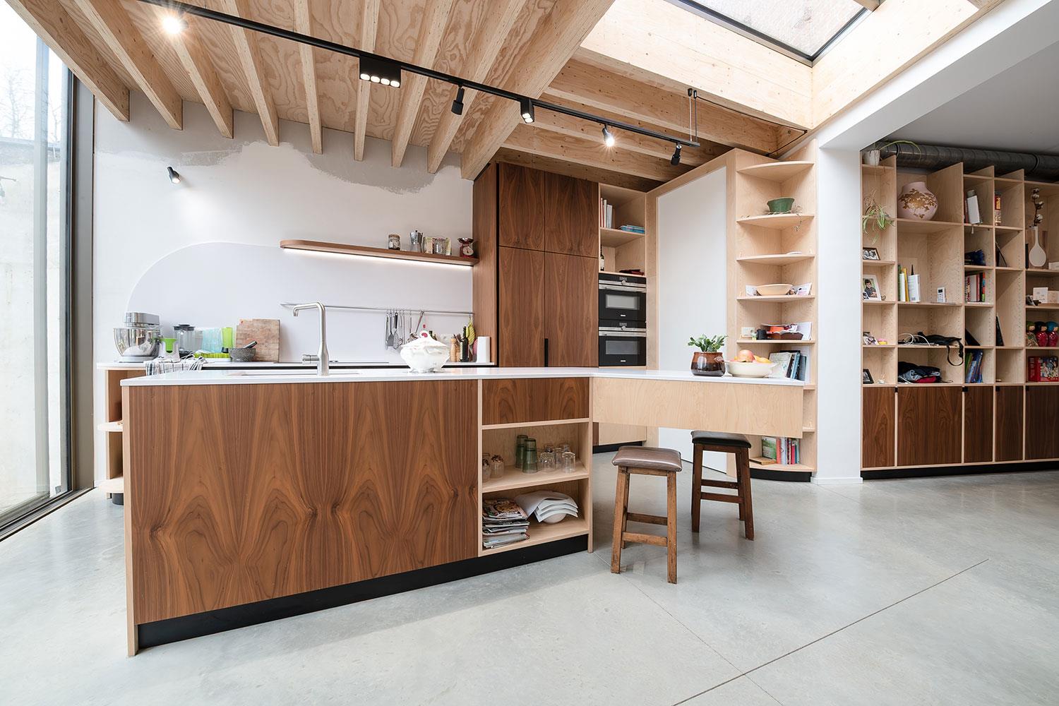 Voorbeeld van interieur op maat in Brasschaat die Interieur Van Gool kan realiseren.